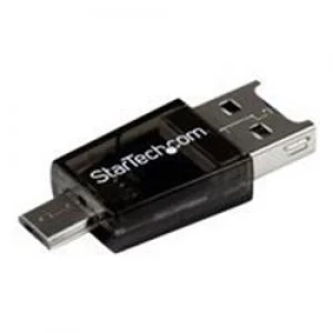 StarTech.com Micro SD to Micro USB / USB OTG Adapter Card Reader For Android Devices