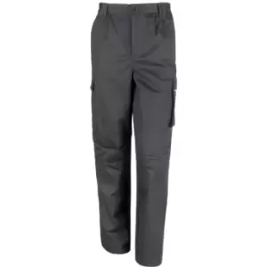 Result Unisex Work-Guard Windproof Action Trousers / Workwear (M) (Black) - Black