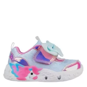 Skechers Sneaker W Bow Strap & Embro - Silver