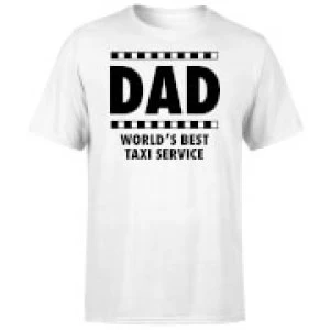 Dad Taxi Service T-Shirt - White - 4XL