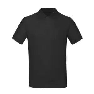 B&C Mens Inspire Polo (M) (Jet Black)