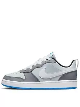 Nike Older Kids Court Borough Low 2, Grey, Size 4 Older