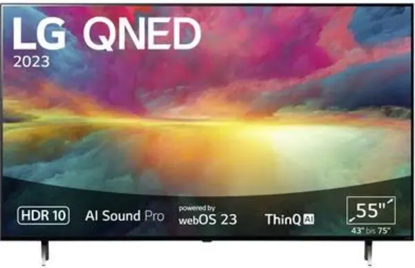 LG 55" 55QNED756RA Smart 4K Ultra HD QLED TV