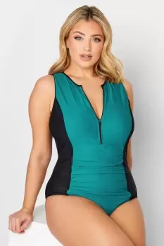 Zip Front Swimsuit