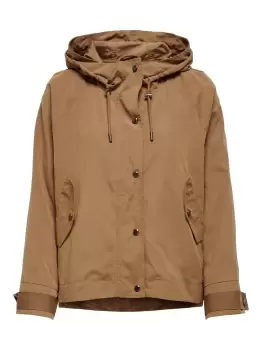 ONLY Short Parka Women Brown