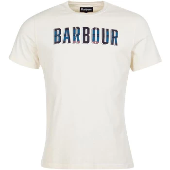 Barbour Lomand Logo T-Shirt - white WH52