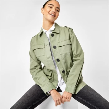 Jack Wills Garrowby Utility Jacket - Olive