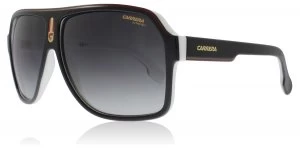 Carrera CA1001/S Sunglasses Black / White 80S9O 62mm