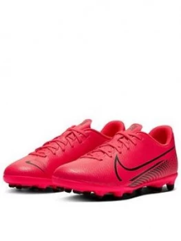 Nike Junior Mercurial Vapor 12 Club Multi Ground Football Boots - Red/Black