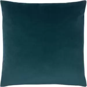 Sunningdale Velvet Square Cushion Kingfisher - Kingfisher - Paoletti