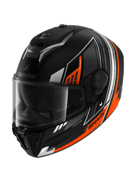 Shark Spartan RS Byhron Mat Black Orange Chrom KOU Full Face Helmet S