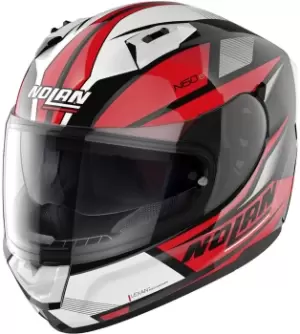Nolan N60-6 Downshift Helmet, black-white-red, Size XS, black-white-red, Size XS