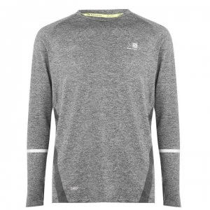 Karrimor XLite Long Sleeve T Shirt Mens - Light Grey Marl