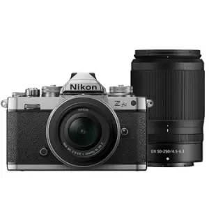 Nikon Z fc Mirrorless Camera with Nikkor Z DX 16-50mm and Z DX 50-250mm Lenses