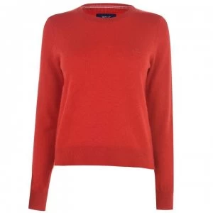 Gant Gant Lambswool Crew Sweater - Blood Orange