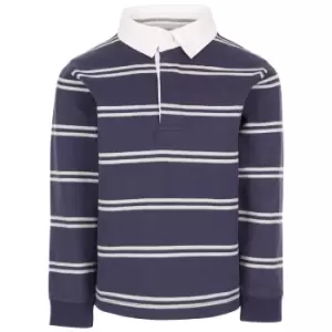 Trespass Boys Keelbeg Striped Jersey (7-8 Years) (Navy)