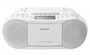 Sony CFD-S70 AM/FM Radio Boombox - White