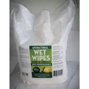 Slingsby Hand and Surface Anti-Bacterial Biodegradable Wipes. 3 Rolls x 1000 She