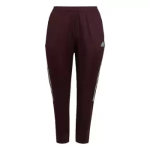 adidas Tiro Tracksuit Bottoms (Plus Size) Womens - Shadow Maroon / Almost Blue