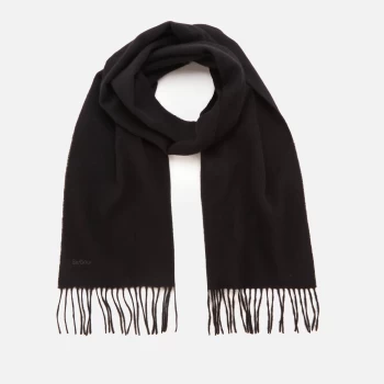 Barbour Casual Womens Lambswool Woven Scarf - Black