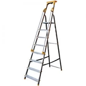 Aluminium Safety Platform Steps 8 Tread 405016