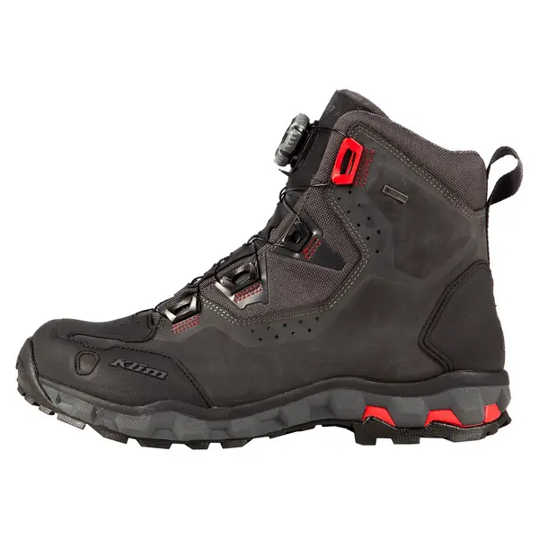 KLIM Outlander GTX Boot Asphalt - High Risk Red Size US 8