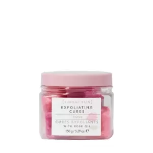 Sunday Rain Rose Exfoliating Cubes