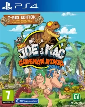 New Joe & Mac Caveman Ninja T-Rex Edition PS4 Game