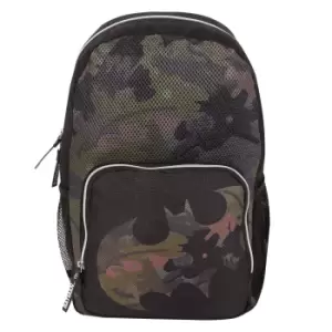 Batman Girls Camo Backpack (One Size) (Green/Black)