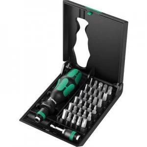 Wera Kraftform Kompakt 71 Security 05057111001 Bit set 32 Piece Allen BO, Spanner, TORX BO, TORQ, Tri-Wing, Square socket