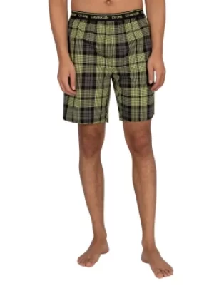 CK One Plaid Sleep Shorts