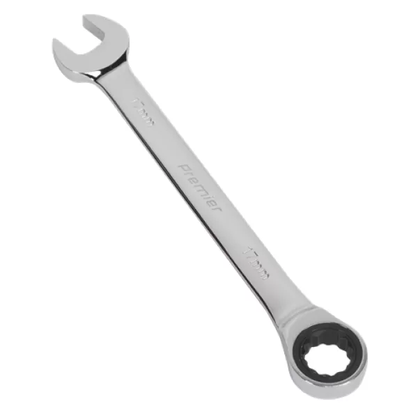 Genuine SEALEY RCW17 Ratchet Combination Spanner 17mm