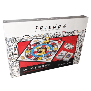 Friends Trivia Race To Central Perk Board Game - New And In Stock - Board Games - Christmas Stocking Fillers And Gifts