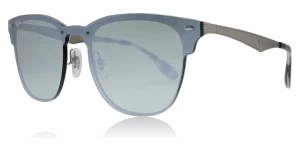 Ray-Ban Blaze Sunglasses Silver / Green 042/30 41mm