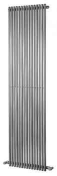 Wickes Stratus Vertical Designer Radiator - Chrome 1800 x 300 mm