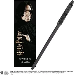 Severus Snape PVC Wand and Prismatic Bookmark by The Noble Collection