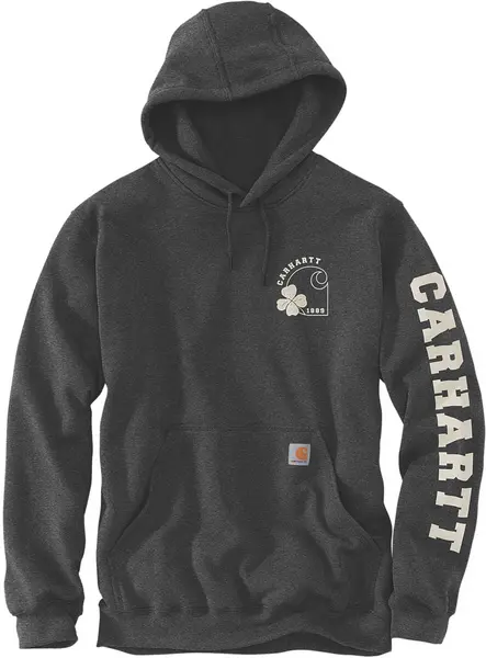 Carhartt Loose Fit Midweight Shamrock Hoodie, black-beige, Size L