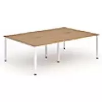 dynamic Computer Desk Evolve Plus B4P14OAKW Oak 2800 mm x 1600 mm x 730 mm