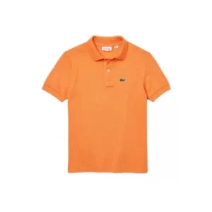 Lacoste Kids Mandarin Tree Orange Regular Fit Petit Pique Polo Shirt