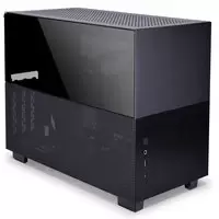 Lian Li Q58X3 Mini-ITX Aluminium and Tempered Glass Case - Black