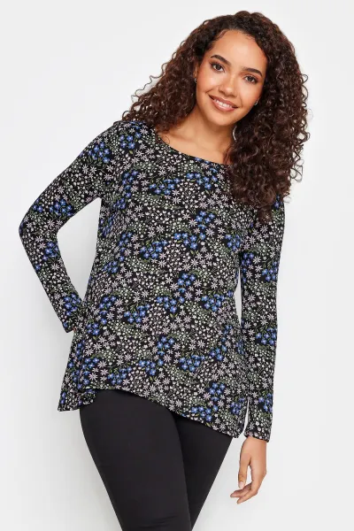 Floral Print Long Sleeve Top