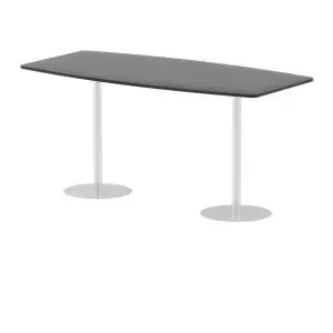 Italia Poseur Table High Gloss 2400 Top 1145 High Black