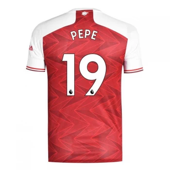 adidas Arsenal Nicolas Pepe Home Shirt 2020 2021 - Red