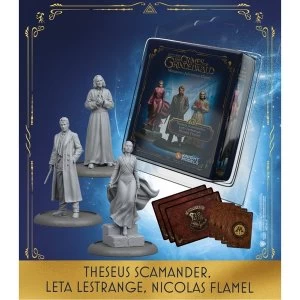 Harry Potter Miniatures Adventure Game Theseus Scamander, Leta LeStrange, Nicolas Flamel Expansion