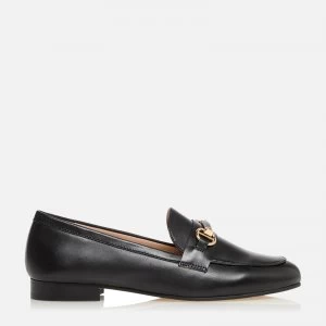 Dune Womens Grange Leather Loafers - Black - UK 3