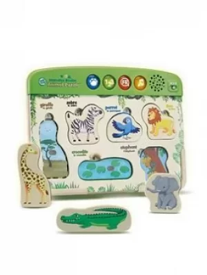 Interactive Wooden Animal Puzzle