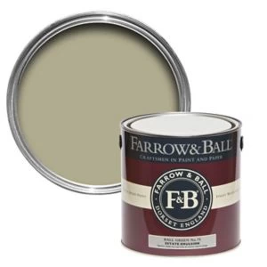 Farrow & Ball Estate Ball Green No. 75 Matt Emulsion Paint, 2.5L