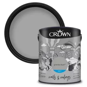 Crown Standard Matt Emulsion Granite Dust - 5L