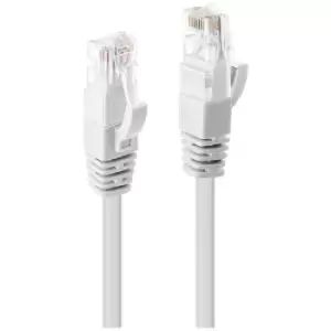 LINDY 48092 RJ45 Network cable, patch cable CAT 6 U/UTP 1m White