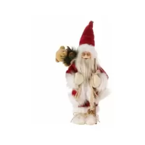 Christmas Red LED Santa Claus Figure 30cm